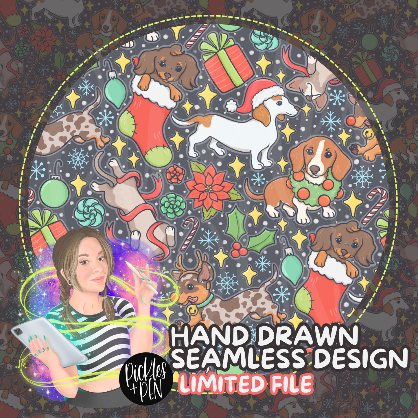 EVERYTHING BUNDLE "Christmas Dachshunds" [ONLY 2 AVAILABLE]