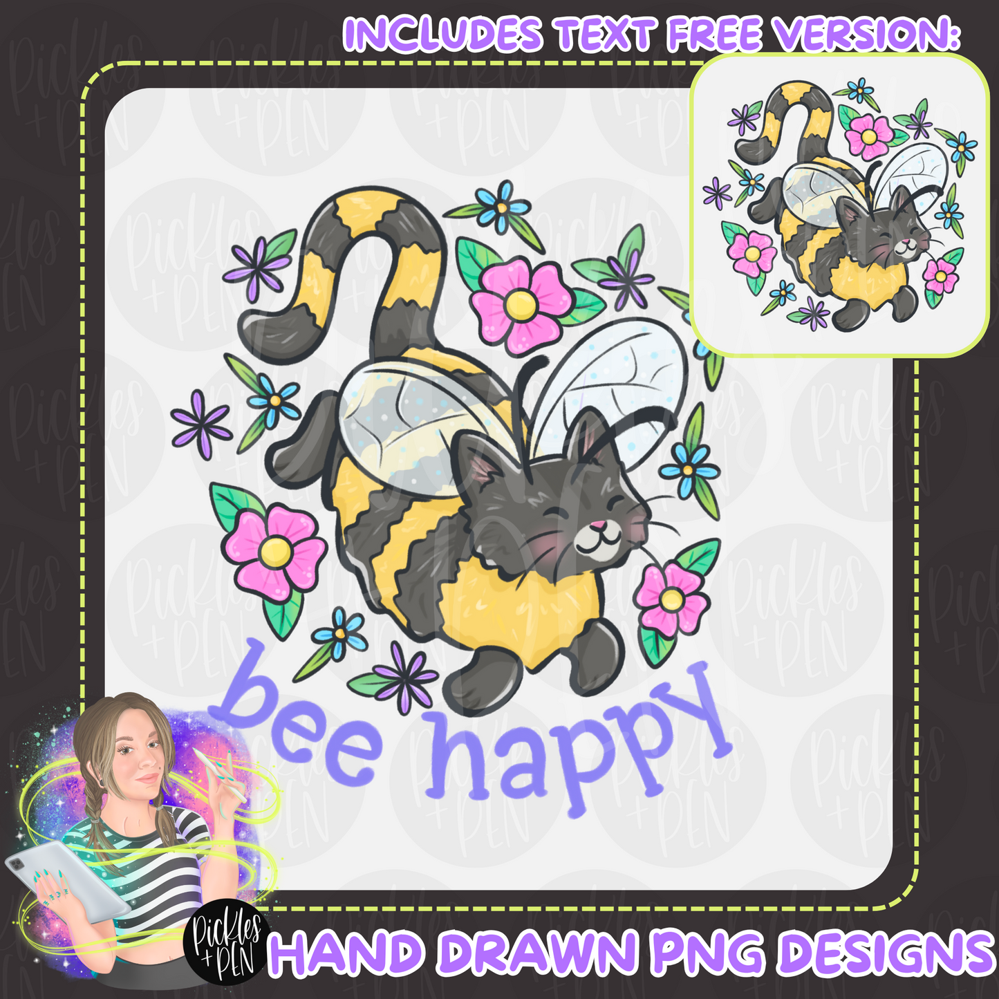 "Cat Bees" PNG [LIMITED]