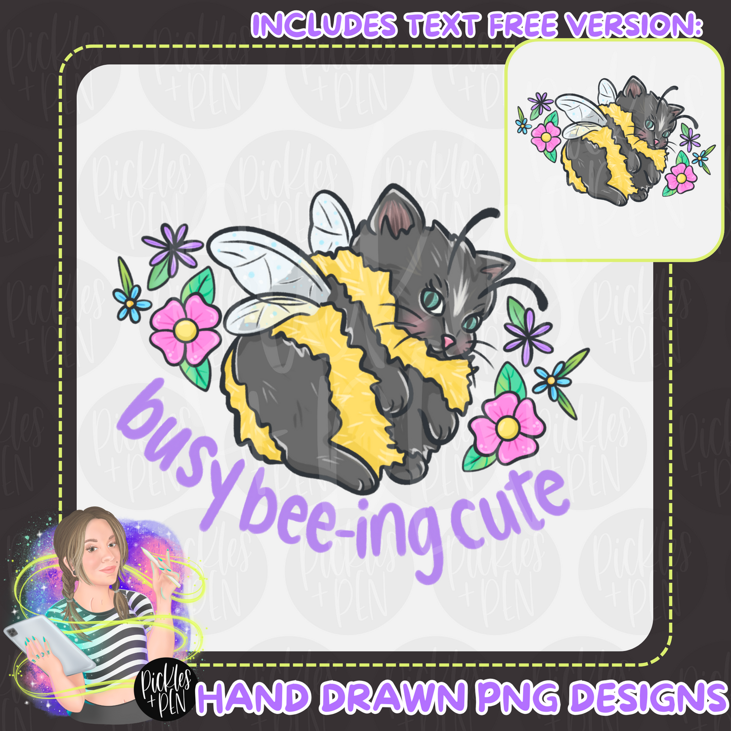 "Cat Bees" PNG [LIMITED]