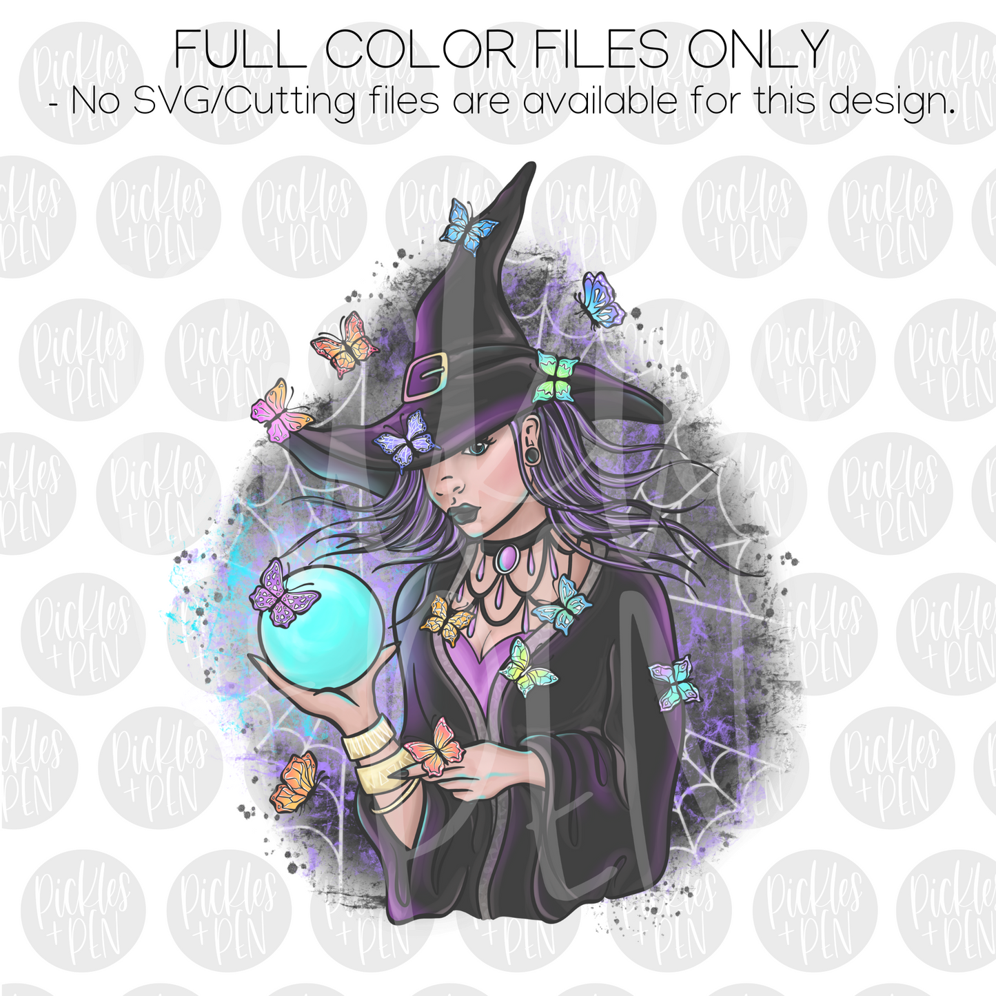 Witchy Butterfly - Hand Drawn PNG Design - [UNLIMITED]