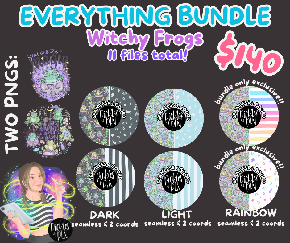 EVERYTHING BUNDLE - Witchy Frogs [ONLY 3 AVAILABLE]