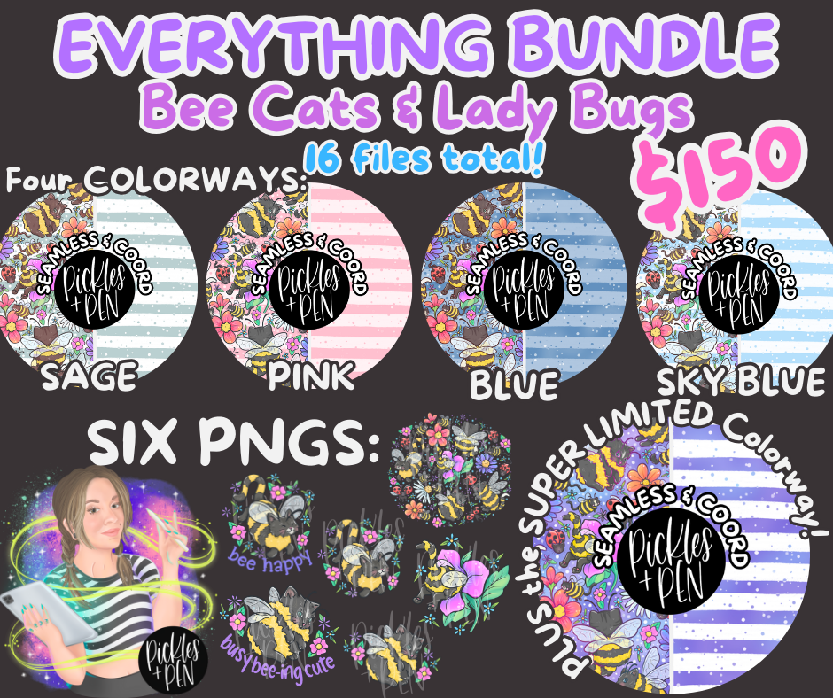 EVERYTHING BUNDLE "Cat Bees" [ONLY 3 AVAILABLE]