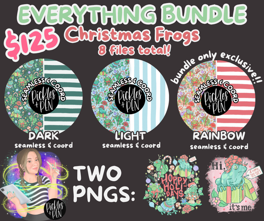 EVERYTHING BUNDLE - Christmas Frogs [ONLY 3 AVAILABLE]