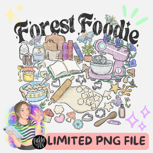 Forest Foodie - Cottagecore Baking PNG - [LIMITED]