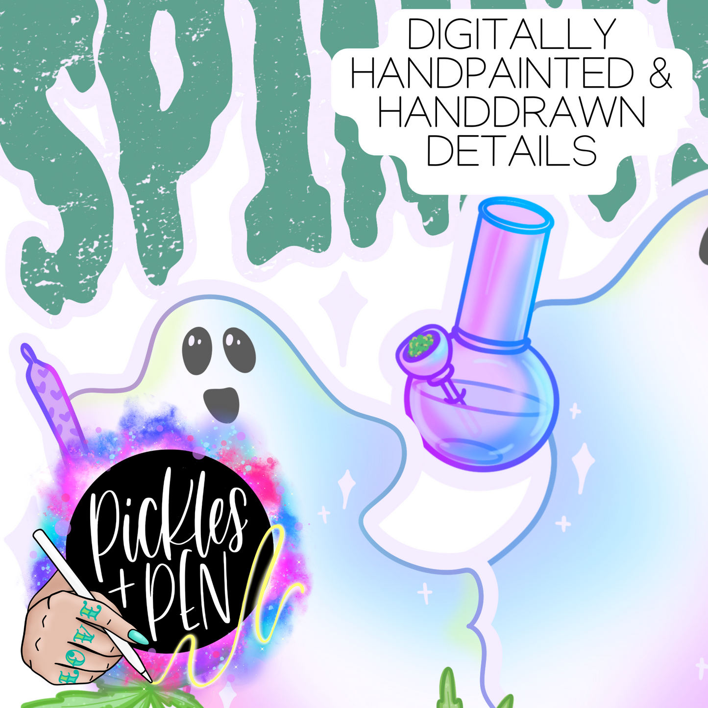 Keep Your Spirits High - 420 Ghosts PNG - [LIMITED]