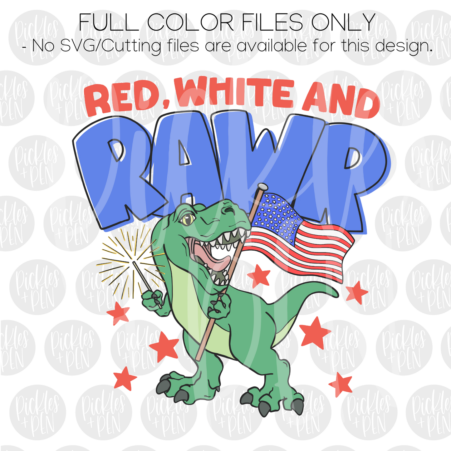 Red, White and Rawr