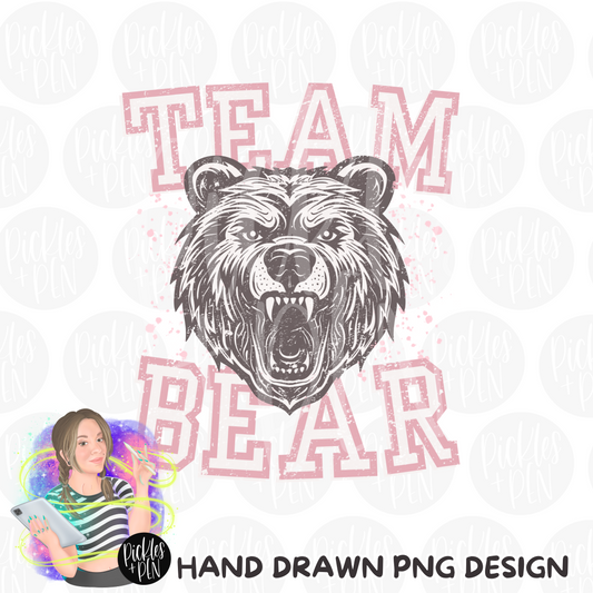 Team Bear - Vintage style PNG - [LIMITED]