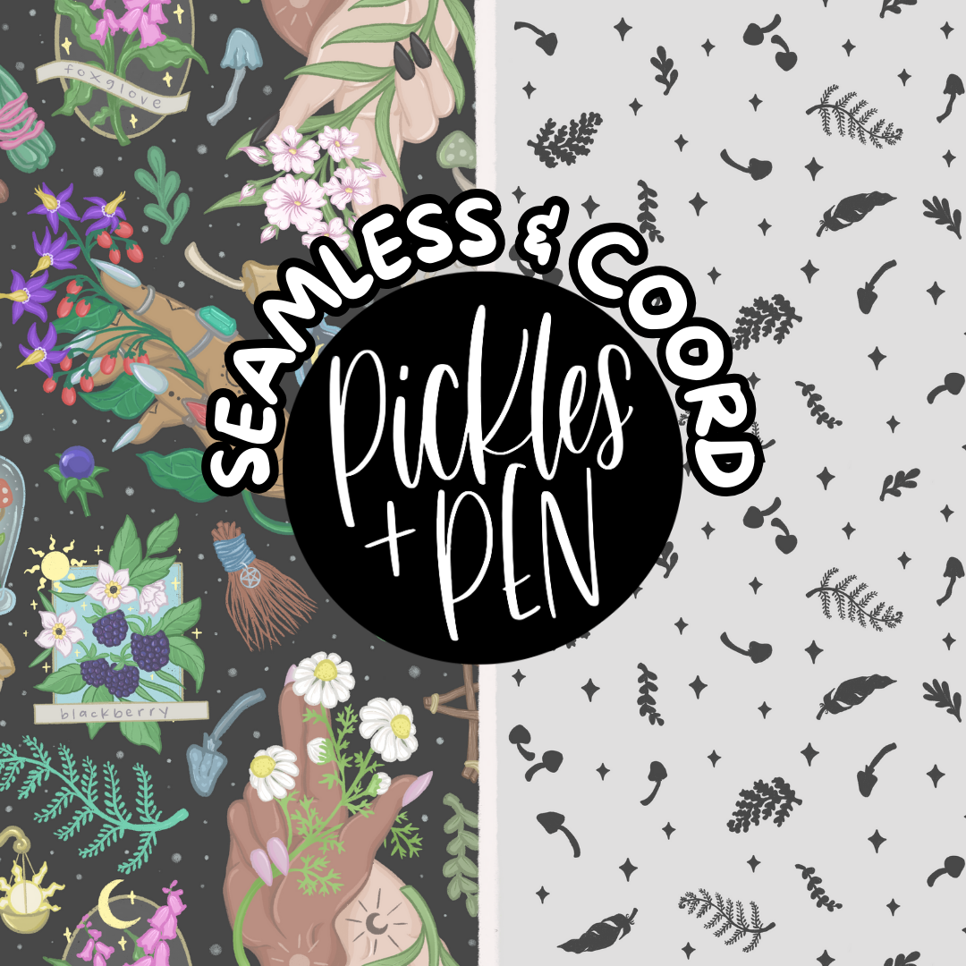 BLACK COLORWAY/COORD Light Vs Dark Witch: Plants Edition Seamless [LIMITED]