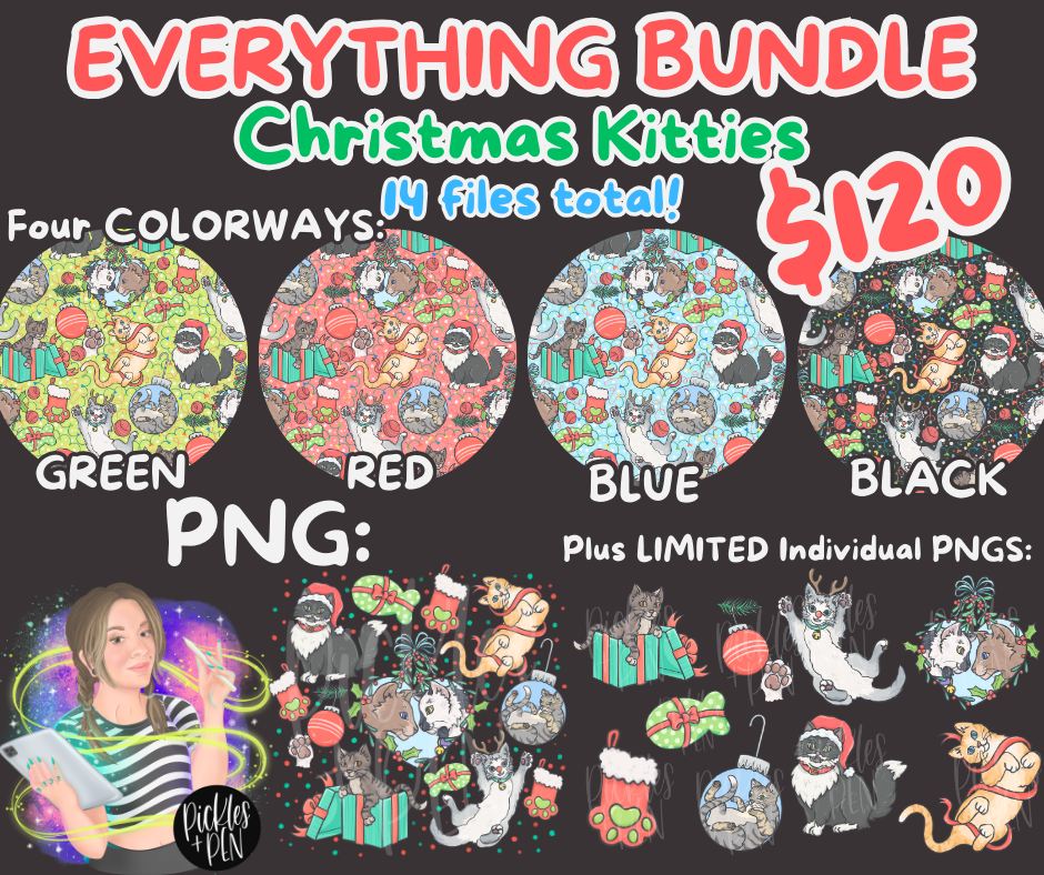 EVERYTHING BUNDLE "Christmas Kitties" [ONLY 3 AVAILABLE]