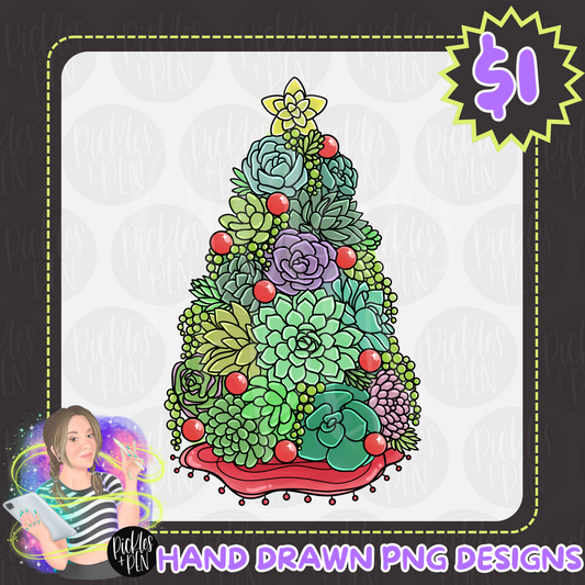 Succulent Christmas Tree [UNLIMITED] DOLLAR FILE